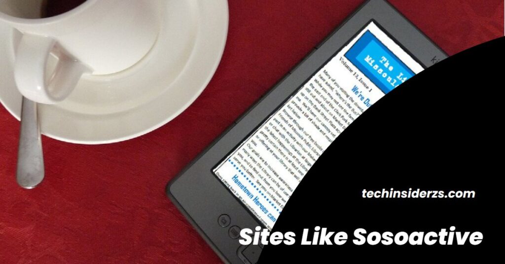 Tablet showing a business news article next to a cup of coffee